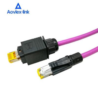 China Industrial Ethernet RJ45 8P8C PROFINET Push-To-Pull Cable For Industrial Control Cable Assembly for sale