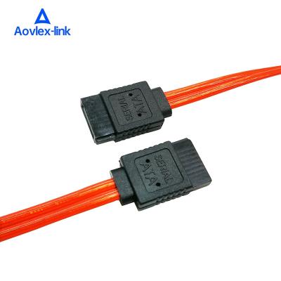 China Red translucent sata 3A cable jacket cable sata cable serial red translucent fast charging cable for sale