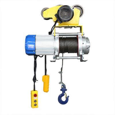 China Building Material Shops 1000kg Electric Hoist Winches Single Phase Motor 220v Electric Wire Hoist Aluminum Shell for sale