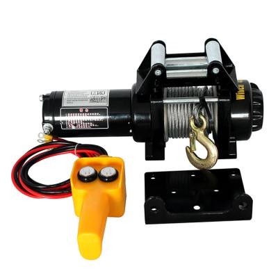 China AUTO Vehicle Winch 24 Volt For Small Tow Truck Crane 12000lbs Electric Power Winches for sale