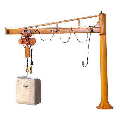 China Jib Crane 360 ​​Degree Rotating Electric Cantilever Crane Column Wall Crane Mobile Jib Crane for sale