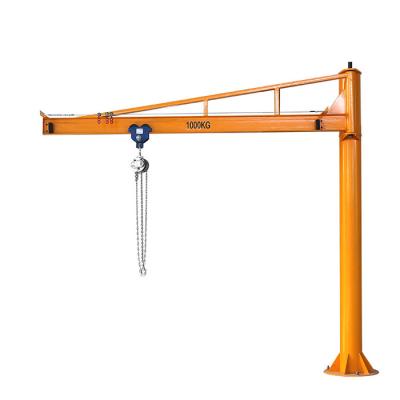 China Jib Crane 1 Ton 2 Ton 5 Ton Electric Cantilever Crane, Column Rotary Jib Crane Customized for sale