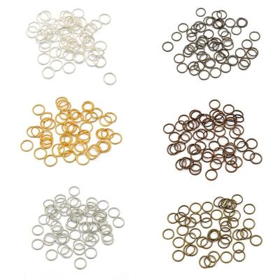 China 5 6 8 10 mm 500pcs/lot 4 TRENDY Jump Rings Split Rings Connectors For Diy Jewelry Finding Making Accessories Wholesale Dropships for sale