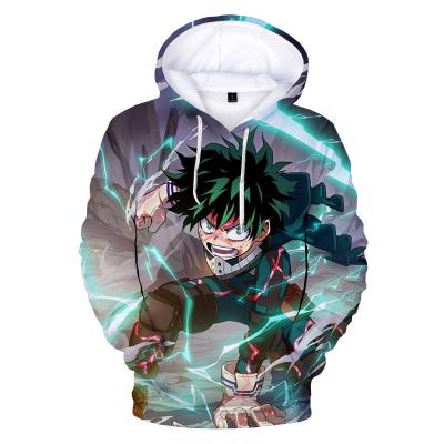 China 2022 New Anti-wrinkle Anime My Deku Academia 3D Printed Harajuku Hoodies Pop Oversized Hoodie Unisex Casual Long Sleeves Sweatshirt for sale