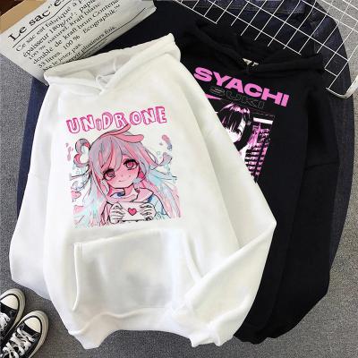 China Japanese Cartoon Punk Aesthetic Graphic Sweatshirts Streetwear Anti-wrinkle Anime Girls Kawaii Women Hoodies E-girls Harajuku female unisex female for sale