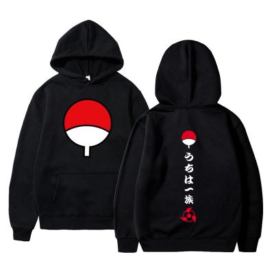 China 2021 New Anti-wrinkle Anime Fashion Winter Hoodies Mow Hoodie Uchiha Hatake Uzumaki Clan Badge Warm Sweatshirt Unisex Coat Clothes for sale