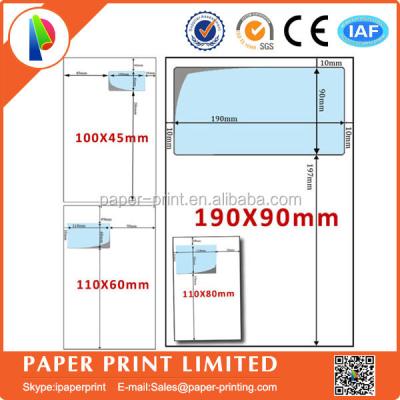 China Programmable with any cheap built-in pen or pensil labels a4 paper, label sticker a4 paper for sale