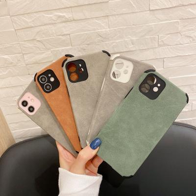 China Free Shipping Shockproof Back Cover Phone Case Shockproof For Pro 12 11 Xs Tpu Max Soft Iphone 13 Suede Phone Case for sale