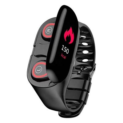 China Newest AI Comfortable Wearing Smart Watch With Rate Monitor Smart Wristband Long Time Wireless Heart Earphone Sports Watch Men for sale