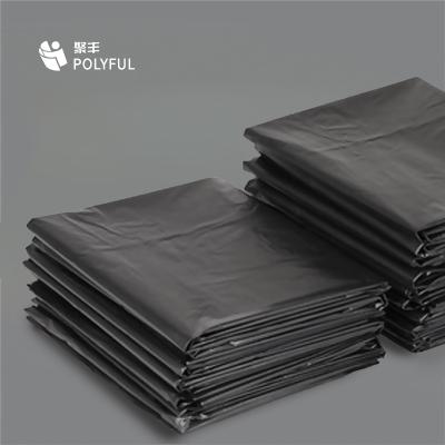 China Large Capacity BIODEGRADABLE Garbage Bag 55 Gallon Flat 100% Recyclable Biodegradable Commercial Bag for sale