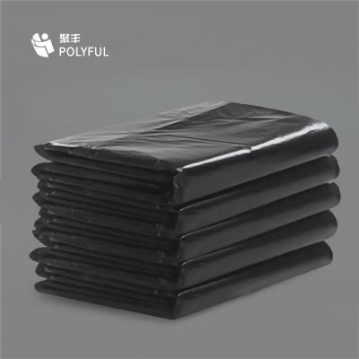 China Large Capacity Disposable Commercial Garbage Flat Bag Recyclable 100% Biodegradable Bag for sale