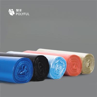 China BIODEGRADABLE Continuous Garbage Roll Garbage Bag 100% Household Garbage Garbage Bag for sale