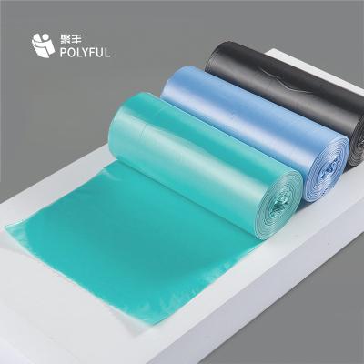 China BIODEGRADABLE Home Plastic Garbage Bags Colored Bags On Roll PLA Wholesale Garbage Bags for sale