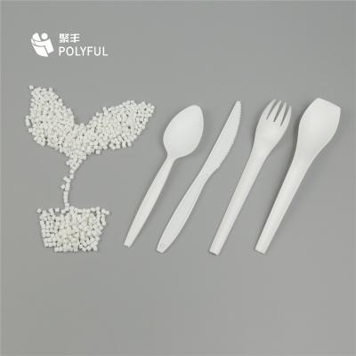 China Smooth Biodegradable tableware Degradable Disposable Cutlery Knife for sale