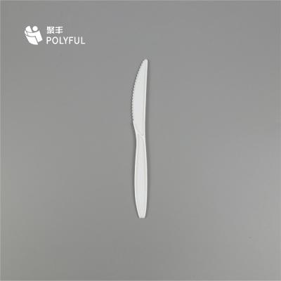 China Smooth Biodegradable tableware Disposable Cutlery Knife for sale