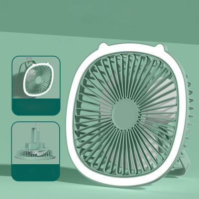 China Foldable Home student desktop table fan air cooling celling fan led light energy savin ceiling fans light for sale