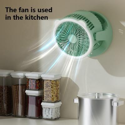 China Equipped with mirror Younime Latest 1200mAh Type-C Rechargeable air cooling fans home office light fan for sale