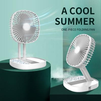 China Foldable YouNimei Handheld Mini Portable Fan 3 In 1 Hand Folding Fan Usb Rechargeable Personal Small Fan within power bank for sale