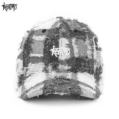 China COMMON Baseball Hat Male Fashion Casual Sports Versatile Plaid Brushed Design Street Hip Hop Couple Hat Female for sale