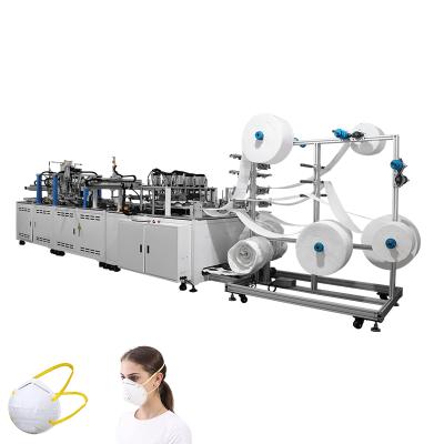 China Efficient N95 Cup 3D Cup Factory FFP1 Maker Disposable Mask Headband Automatic Mask Making Machine for sale