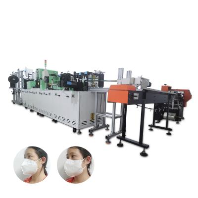 China KN95 / N95 Mask Making Full Automatic KN95 N95 Mask Machine , N95 Mask Production Line Mask Making Machine Packing Machine for sale