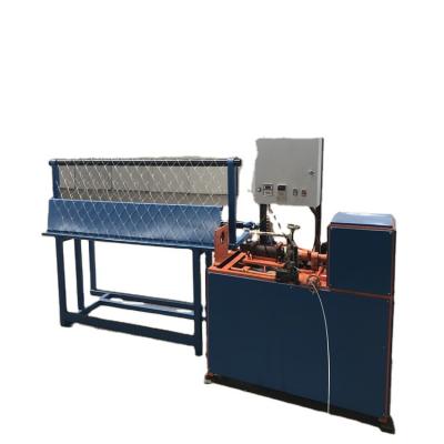 China Building Material Shops Semi - Automatic Chain Link Fence Machine for sale