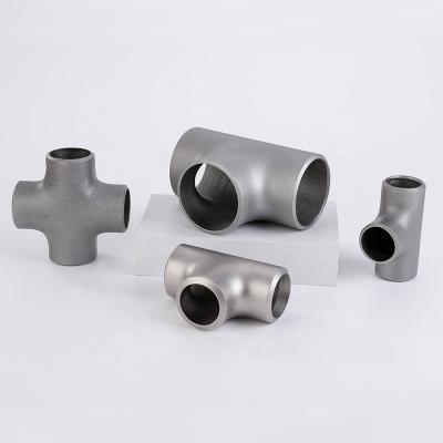 China High Temperature Resistance Standard Forging Carbon Steel Joint Butt Cross Four-way Connecting Pipe Fittings for sale