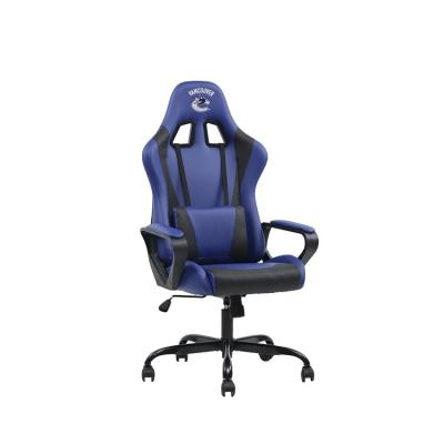 China Cooling Cool Blue E-sports Chair Lift Armrests Racing Rocker Gaming Chair for sale