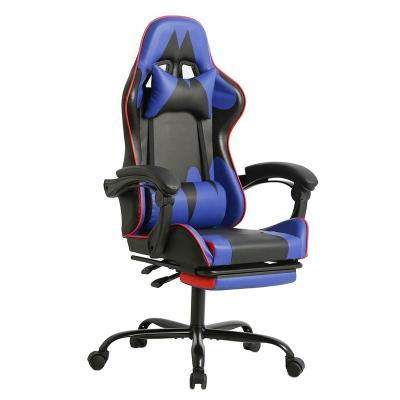 China High Quality Colorful Adjustable Office Chair Adjustable Arm (Height) Racing Gaming Chair With Footrest for sale