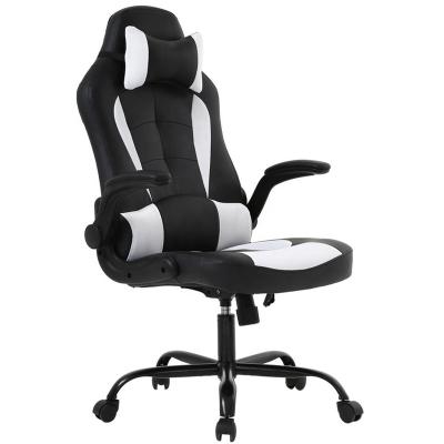 China Wcg Computer Swivel PU High Back Extended (Height) Desk Adjustable Leather Gaming Chair Racing Chair for sale