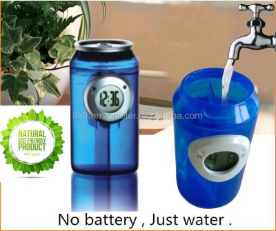 China Hydraulic Action Alarm Clock Garden Water Clock Water Bottle Clock SN207 for sale