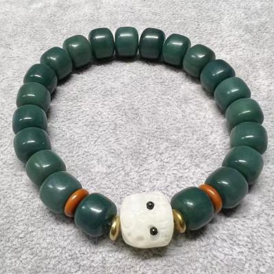 China Religious Colorful Bracelet Jade Bodhi Bracelet White Bodhi Bead Bracelet for sale