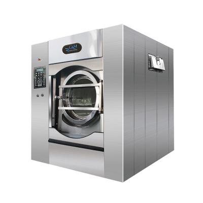 China Commercial Hotel.factory .laundry 304 stainless steel hospital laundry washing machine for sale