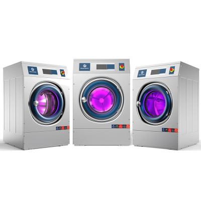 China Full Automatic Self Service Laundry Swirl Front Loading Drum Laundry Washing Machine For Laundromat for sale