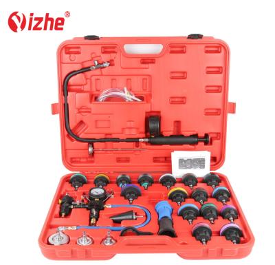 China 27pcs Universal Radiator Pressure Testing Cooling System Tester Kit Water Tank Leak Detector for sale