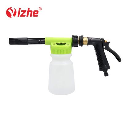 China Soft Handle Jetting Foam Gun Lance Spray Sprayer Car Wash Car Cleaning Gun Snow Foam Cannon for sale