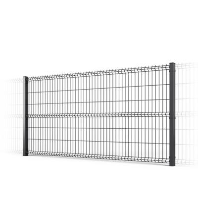 China Factory Easily Assembled Powder Coated 3D Curved Welded Mesh Fence Panel For Poland for sale