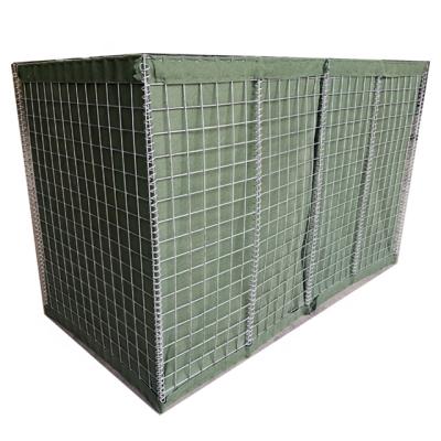 China Easily Assembled Military Factory Hesco Bastion Flood Barrier Control Sand Wall for sale