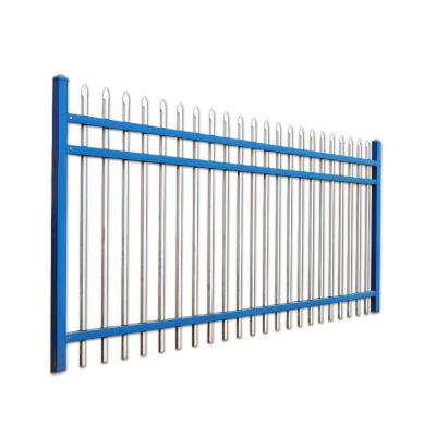 China Easily Assembled Steel Gate Fence And Metal Wrought Iron Hardware Zinc Fence Panels Design for sale