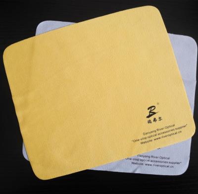 China Clean Cheap Colorful Glass And Mobile Phone Screen Logo Printing Microfiber Cleaning Cloth For Glass Glass for sale