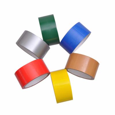 China Cheap High Quality Waterproof Cloth Duct Tape Logo For Book Binding, Carpet Standing, Carton Sealing, Tubing Or Weight Reinforcement for sale