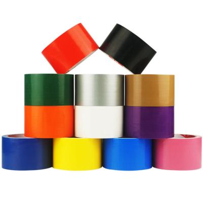 China Custom Waterproof High Quality PVC Fabric Duct Tape For Book Binding, Carpet Standing, Carton Sealing, Tubing Or Weight Reinforcement for sale