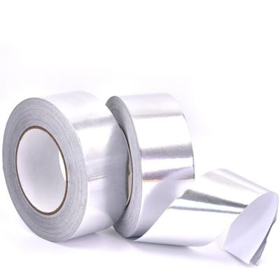 China High quality heat resistant waterproof butyl aluminum foil tape for air conditioner lines, smoking machines, refrigerators and heaters, ovens. for sale