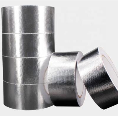 China High quality heat resistant aluminum foil adhesive label tape for air conditioner lines, smoking machines, refrigerators and heaters, ovens. for sale