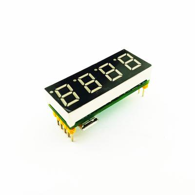 China Modbus RTU RS485 serial port TTL communication 0.4 inch nixie tube display module USB power supply interface 15mmX40mm for sale