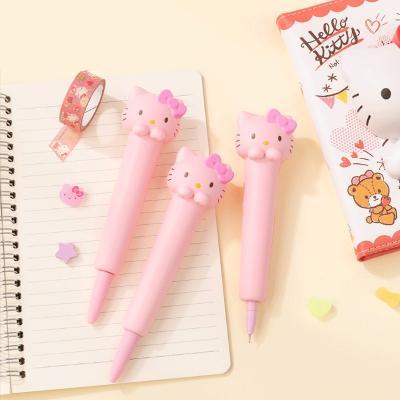 China Cute Hello Kitty Neutral Gel Pen from Topsthink Hello Kitty Reduced Pressure Creative Normal Cartoon Stationery Pen for Kids for sale