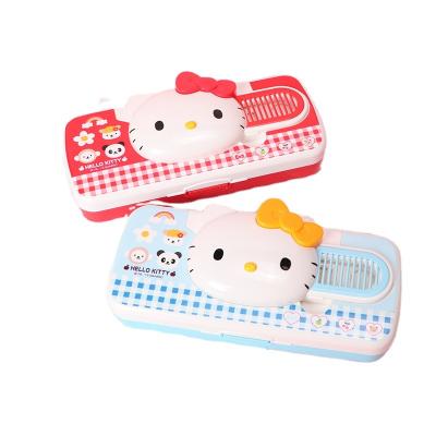 China Boy Hello Kitty Pencil Case Children's Pencil Case Topshink Kawaii Mirror and Comb for sale