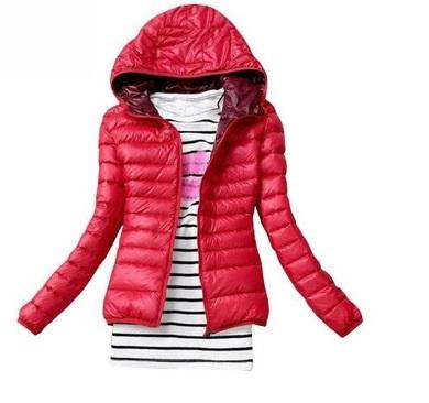 China 2021 Waterproof Warm Hooded Lady High Quality Thin Cotton-padded Jacket Women Coat Lightweight Luxury Down Foldable Jacket Z0059-1 for sale