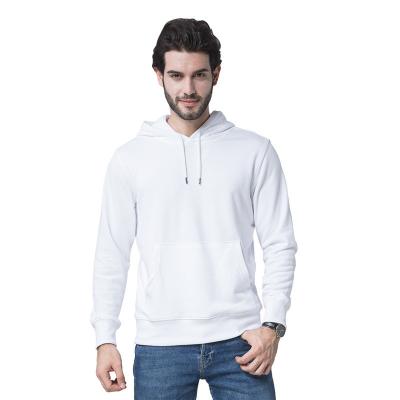 China Anti-pilling White S-5XL Customized Copy Long Sleeve French Terry Sweatshirt Men's Hoodies&Sweatshirts Hoodie Pullover Sweatshirt for sale