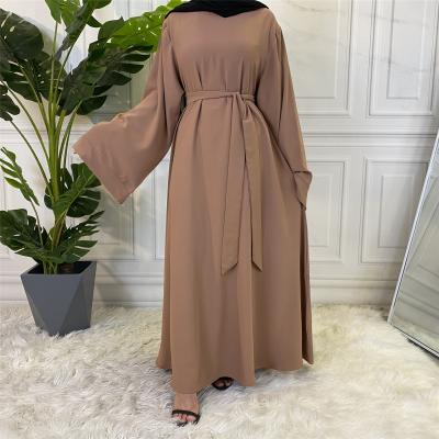 China 2021Abaya Abaya Dubai Muslim Kimono Abaya Dresses With Long Sleeves Clothin gFor Islamic Women Muslim Dresses Big Yards Long Skirt for sale